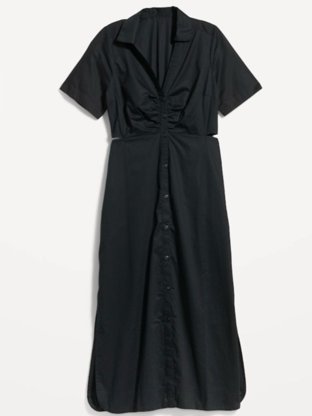 Old Navy Twist Front Midi Shirt Dress, XXL - Picture 9 of 9